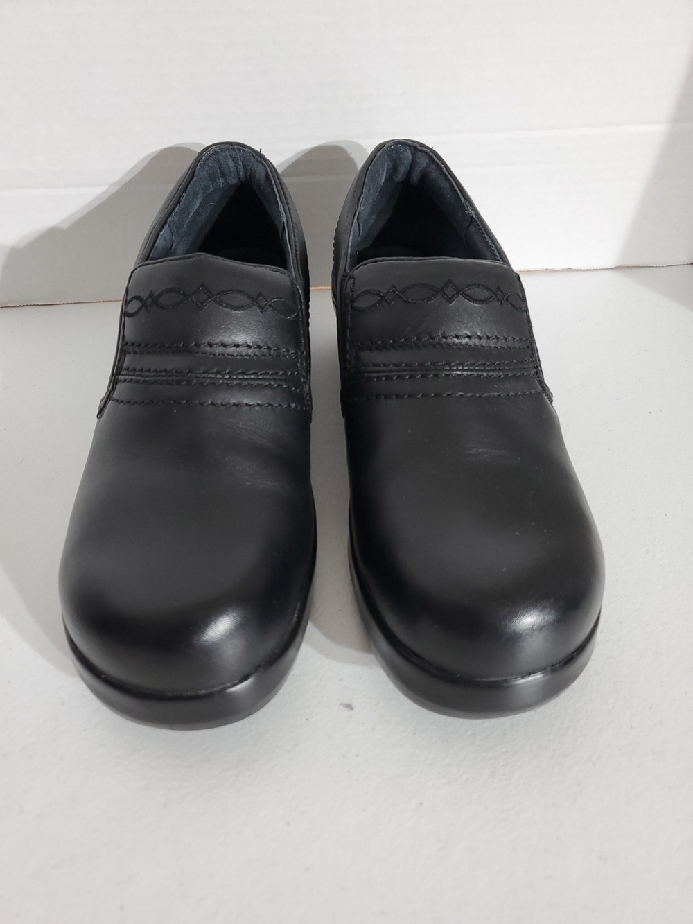 Ariat Sz 8 Black Composite Toe Non Slip Work Clog Mules